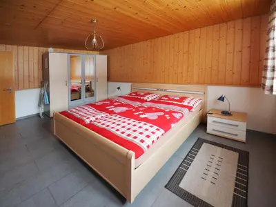 Ein Bett oder Betten in einem Zimmer der Unterkunft Holidayapartment Sydach