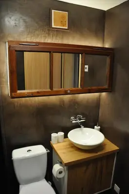 Ein Badezimmer in der Unterkunft Chalet Bietschhorn Rosswald