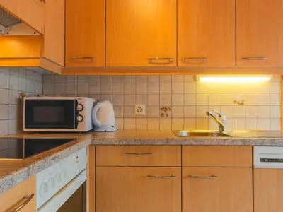 Küche/Küchenzeile in der Unterkunft Apartment Stubulti by Interhome