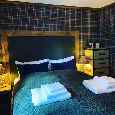 Ein Bett oder Betten in einem Zimmer der Unterkunft Chalet Bull Zermatt