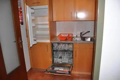 Küche/Küchenzeile in der Unterkunft Haus Viktoria A