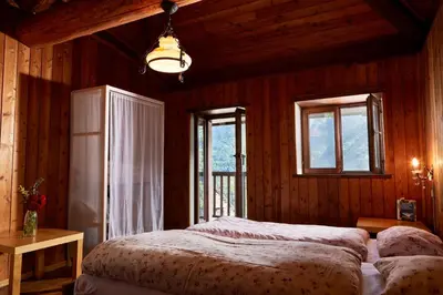 Ein Bett oder Betten in einem Zimmer der Unterkunft Wild Valley Tiny Escape