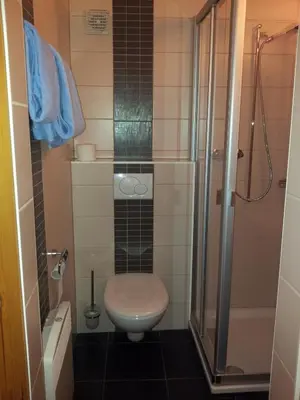 Ein Badezimmer in der Unterkunft Chalet Valaisia