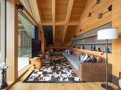 Ein Sitzbereich in der Unterkunft The Chedi Andermatt