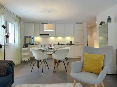 Küche/Küchenzeile in der Unterkunft Apartment Terrasse by Interhome