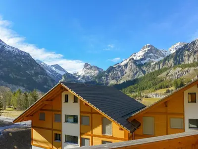 Ein allgemeiner Bergblick oder ein Berglick von der Ferienwohnung aus