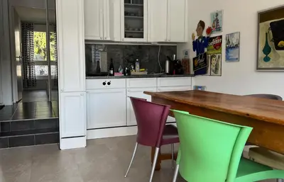 Küche/Küchenzeile in der Unterkunft Seewohnung 2