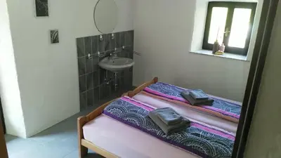 Ein Bett oder Betten in einem Zimmer der Unterkunft Residenza Americana