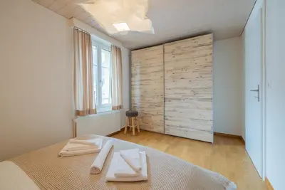 Ein Bett oder Betten in einem Zimmer der Unterkunft Minze