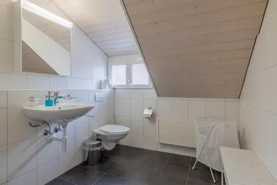 Ein Badezimmer in der Unterkunft Minze