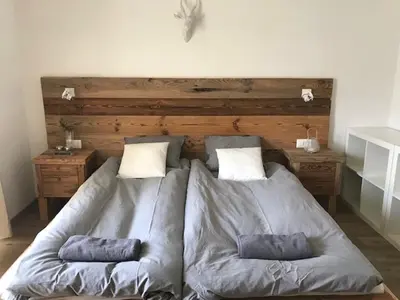 Ein Bett oder Betten in einem Zimmer der Unterkunft Apartment Cristal
