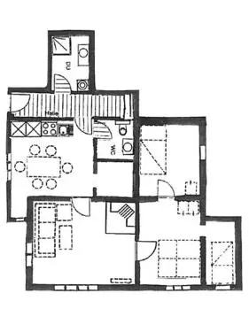 Grundriss der Unterkunft Jentsch Haus