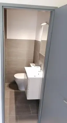 Ein Badezimmer in der Unterkunft Studio vue imprenable