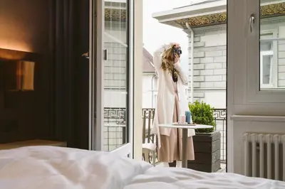 Ein Bett oder Betten in einem Zimmer der Unterkunft The HEY HOTEL