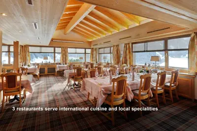 Ein Restaurant oder anderes Speiselokal in der Unterkunft Hotel Kirchbühl Superior