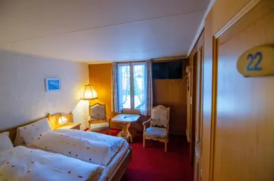Ein Bett oder Betten in einem Zimmer der Unterkunft Hotel Blumental