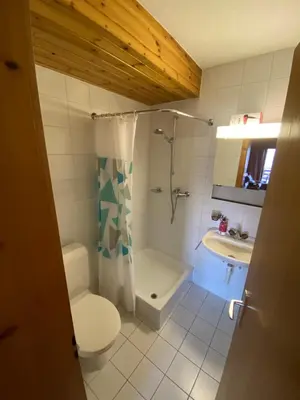 Ein Badezimmer in der Unterkunft Studios Bellevue 1 et 2, ski lift 150m