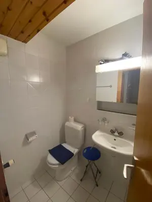 Ein Badezimmer in der Unterkunft Studios Bellevue 1 et 2, ski lift 150m