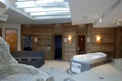 Ein Badezimmer in der Unterkunft Saaserhof Apartments