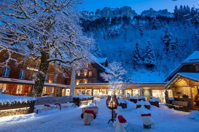 Hotel Kemmeriboden-Bad AG im Winter