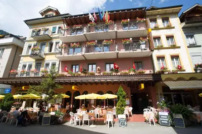 Das Gebäude in dem sich das Hotel befindet