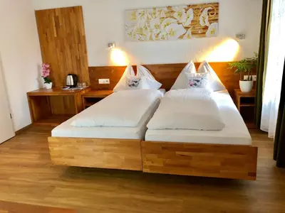 Ein Bett oder Betten in einem Zimmer der Unterkunft Hotel Toscana
