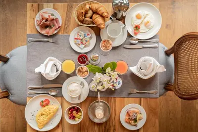 Essen im Hotel oder in der Nähe