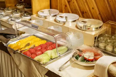 Essen im Hotel oder in der Nähe