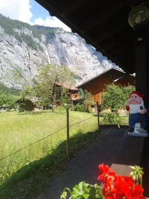 Naturlandschaft in der Nähe des Chalets