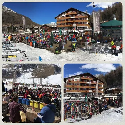 Hotel THE LARIX ski-in ski-out im Winter