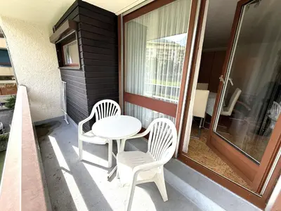 Ein Balkon oder eine Terrasse in der Unterkunft Fortuna 118