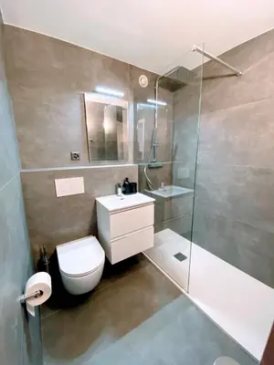 Ein Badezimmer in der Unterkunft Apartment Del Sol Elysée 4 Crans Montana Switzerland
