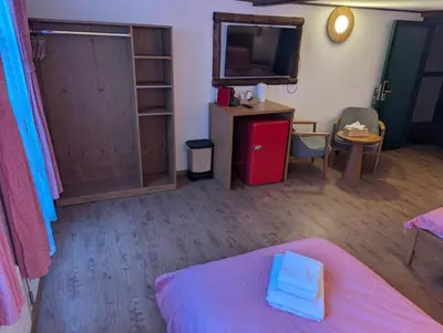 Küche/Küchenzeile in der Unterkunft Hotel Schützen Lauterbrunnen