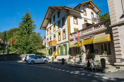 Das Gebäude in dem sich das Hostel befindet