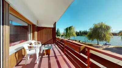 Blick auf einen Fluss in der Nähe der Ferienwohnung