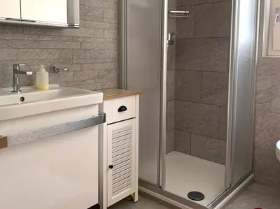 Ein Badezimmer in der Unterkunft Egginer 2