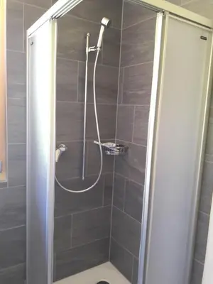 Ein Badezimmer in der Unterkunft Ferien in der Bergwelt von Adelboden