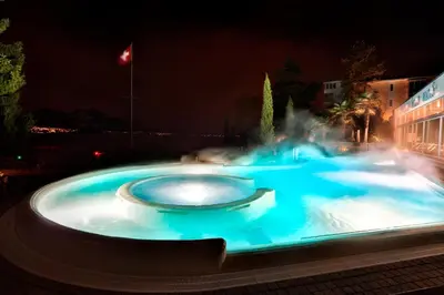 Der Swimmingpool an oder in der Nähe von BEATUS Wellness- & Spa-Hotel
