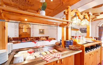 Küche/Küchenzeile in der Unterkunft Derby Swiss Quality Hotel
