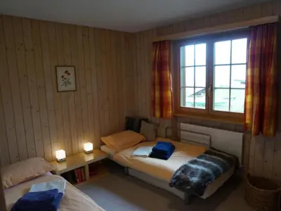 Ein Bett oder Betten in einem Zimmer der Unterkunft Apartment Halten - Hofmann by Interhome