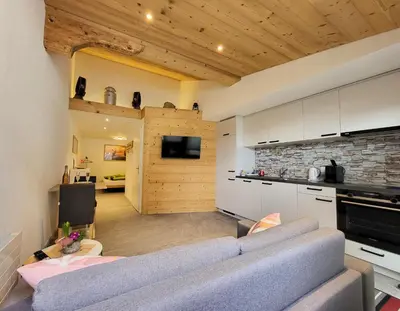 Küche/Küchenzeile in der Unterkunft Chalet Lilo New Studio