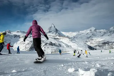 Skifahren im Hotel oder in der Nähe