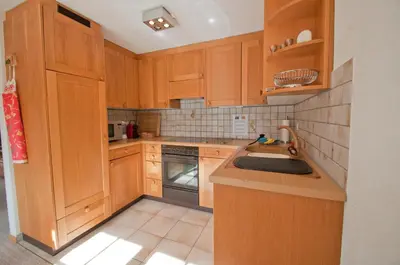Küche/Küchenzeile in der Unterkunft Haus Lizi, Apartment 8