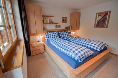 Ein Bett oder Betten in einem Zimmer der Unterkunft Haus Lizi, Apartment 8