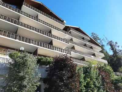 Das Gebäude in dem sich die Ferienwohnung befindet