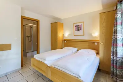 Ein Bett oder Betten in einem Zimmer der Unterkunft Haus Alfa Studios