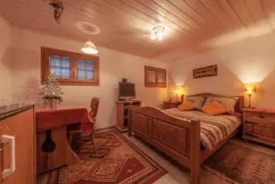 Ein Bett oder Betten in einem Zimmer der Unterkunft Zermatterchalet
