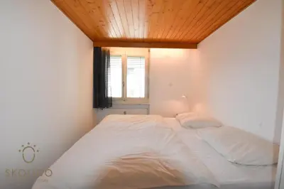 Ein Bett oder Betten in einem Zimmer der Unterkunft Apartment A im Grünen, Mörel Breiten