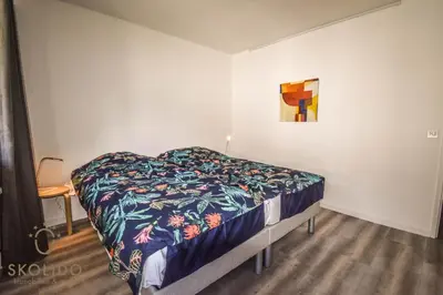 Ein Bett oder Betten in einem Zimmer der Unterkunft Apartment A im Grünen, Mörel Breiten