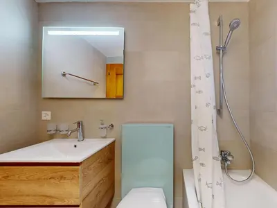 Ein Badezimmer in der Unterkunft Flat with panoramic view, Bèla Yoûva #1